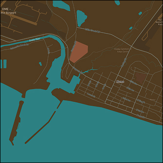 In this second map iteration, I flipped the colours back around to what would be expected of a map, warm, brown tones for land and blue for water. This map, I feel, does make the most sense when someone viewing is to think of what is land and water, but the previous map feels more impactful and carries more meaning in the colour choices. 